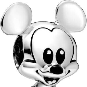 925 Silver Plated Mouse Charm